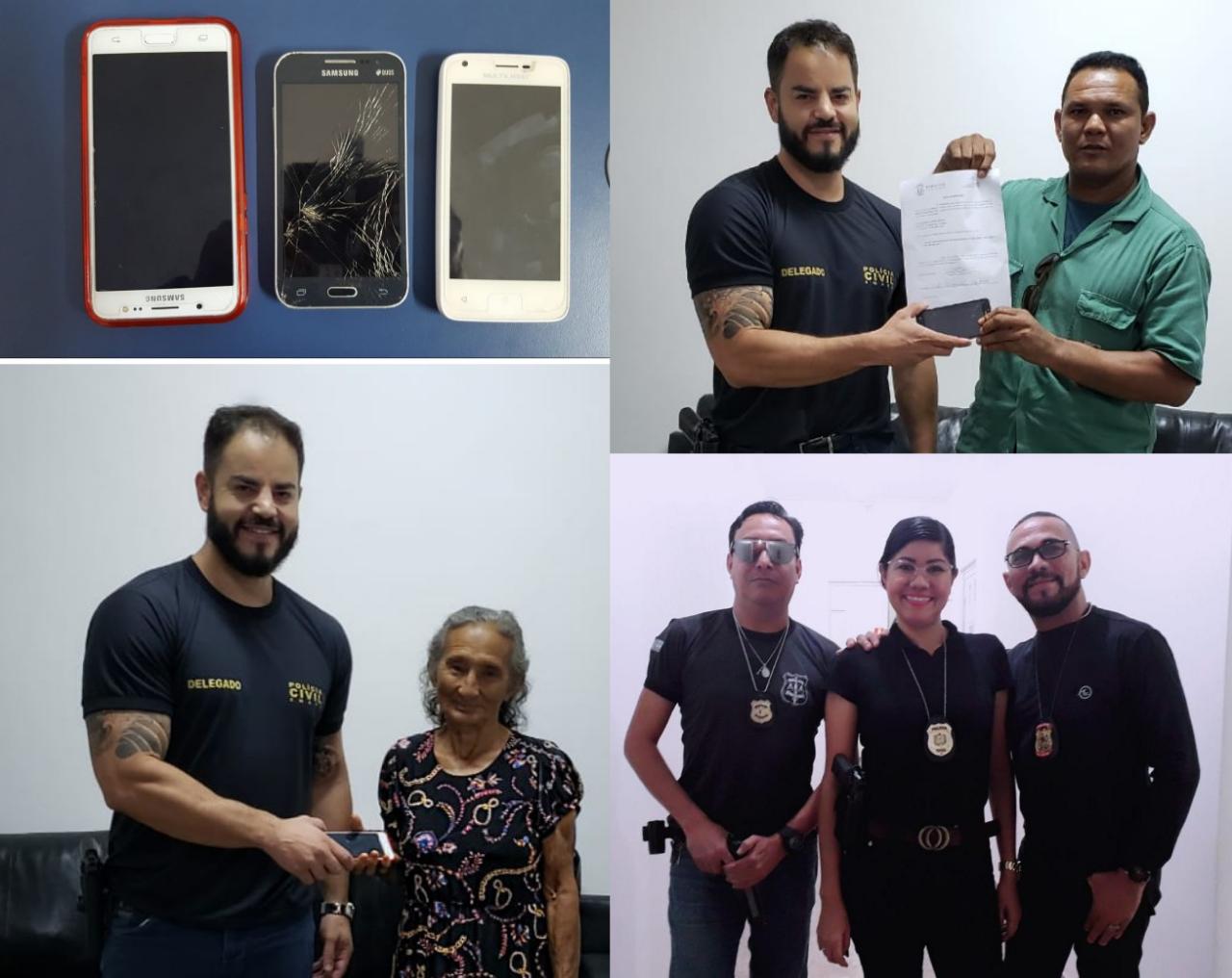POLÍCIA CIVIL RECUPERA 10 CELULARES FURTADOS OU ROUBADOS EM VITÓRIA DO JARI